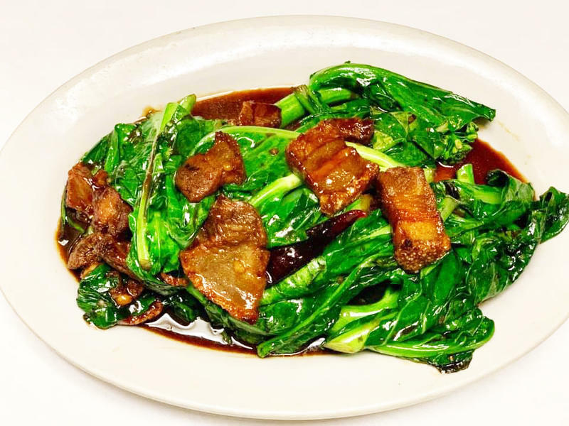 Chinese Broccoli Crispy Pork
